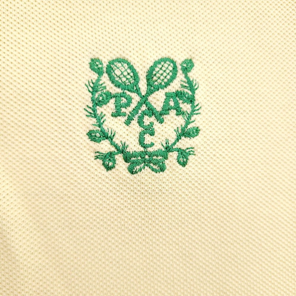 Izod‎ Lacoste Polo Shirt Mens L Patron Vintage 1980s Princess Anne Country Club - Picture 5 of 11